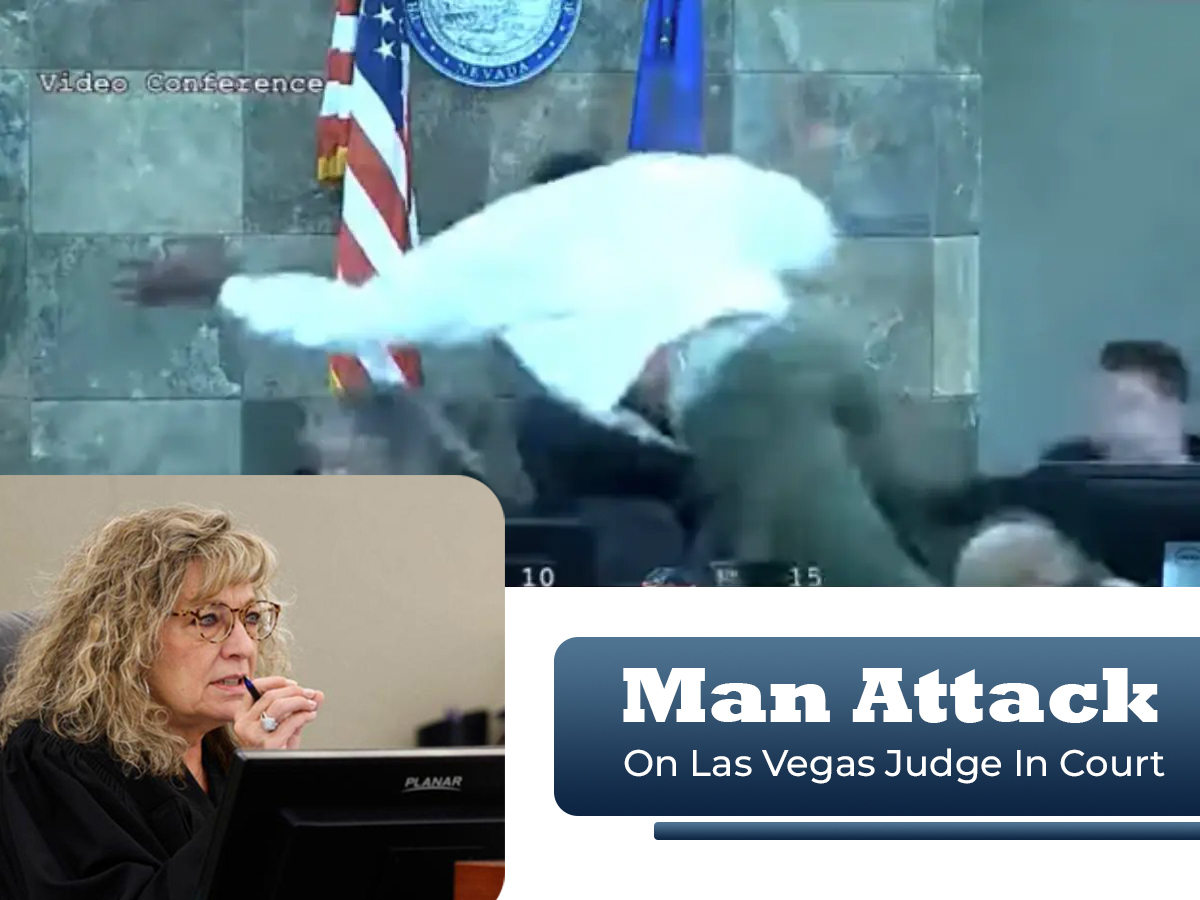 A man tried to kill Las Vegas Judge in court
