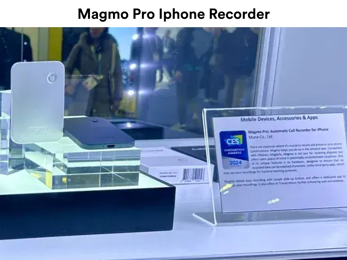 CES 2025, magmo pro iphone recorder