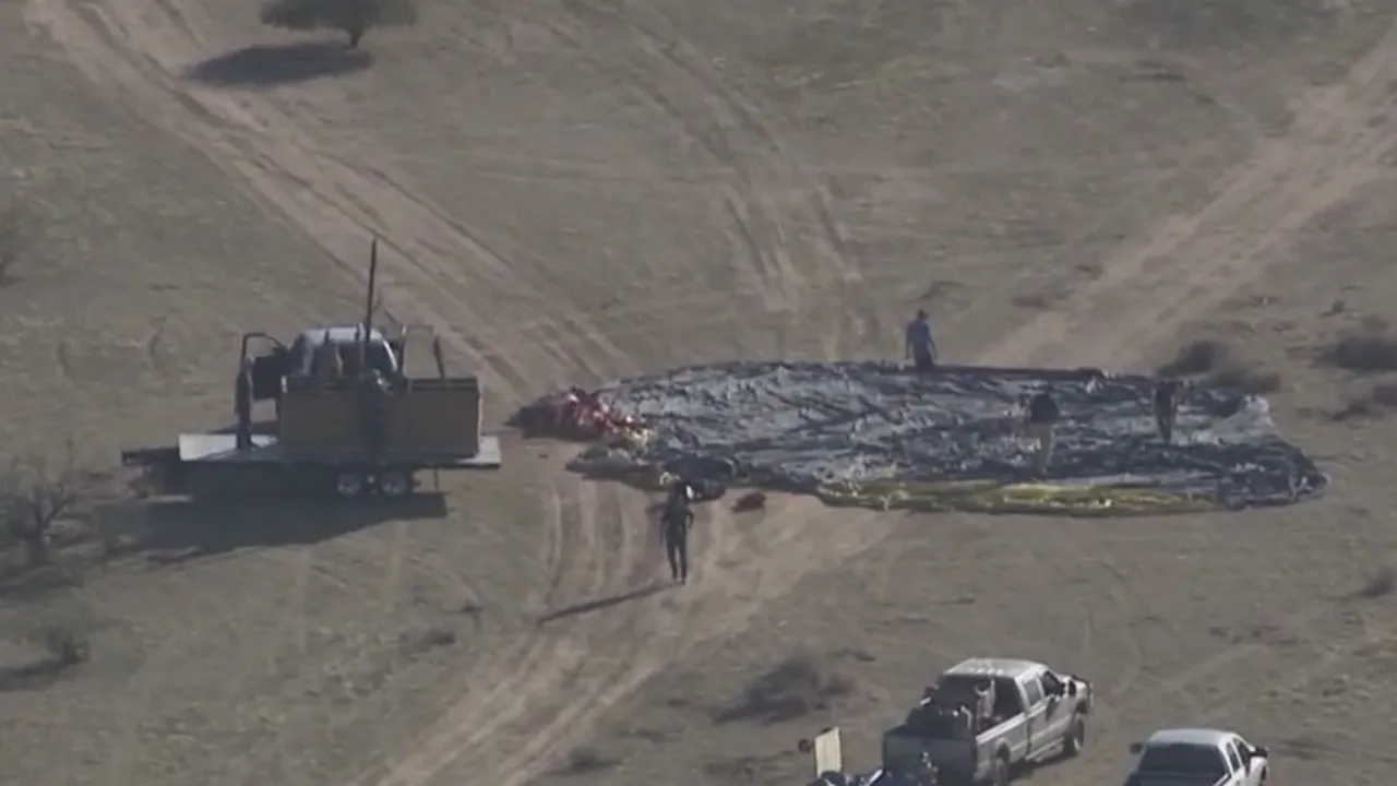 Hot Air Balloon crashed in arizona, four killed