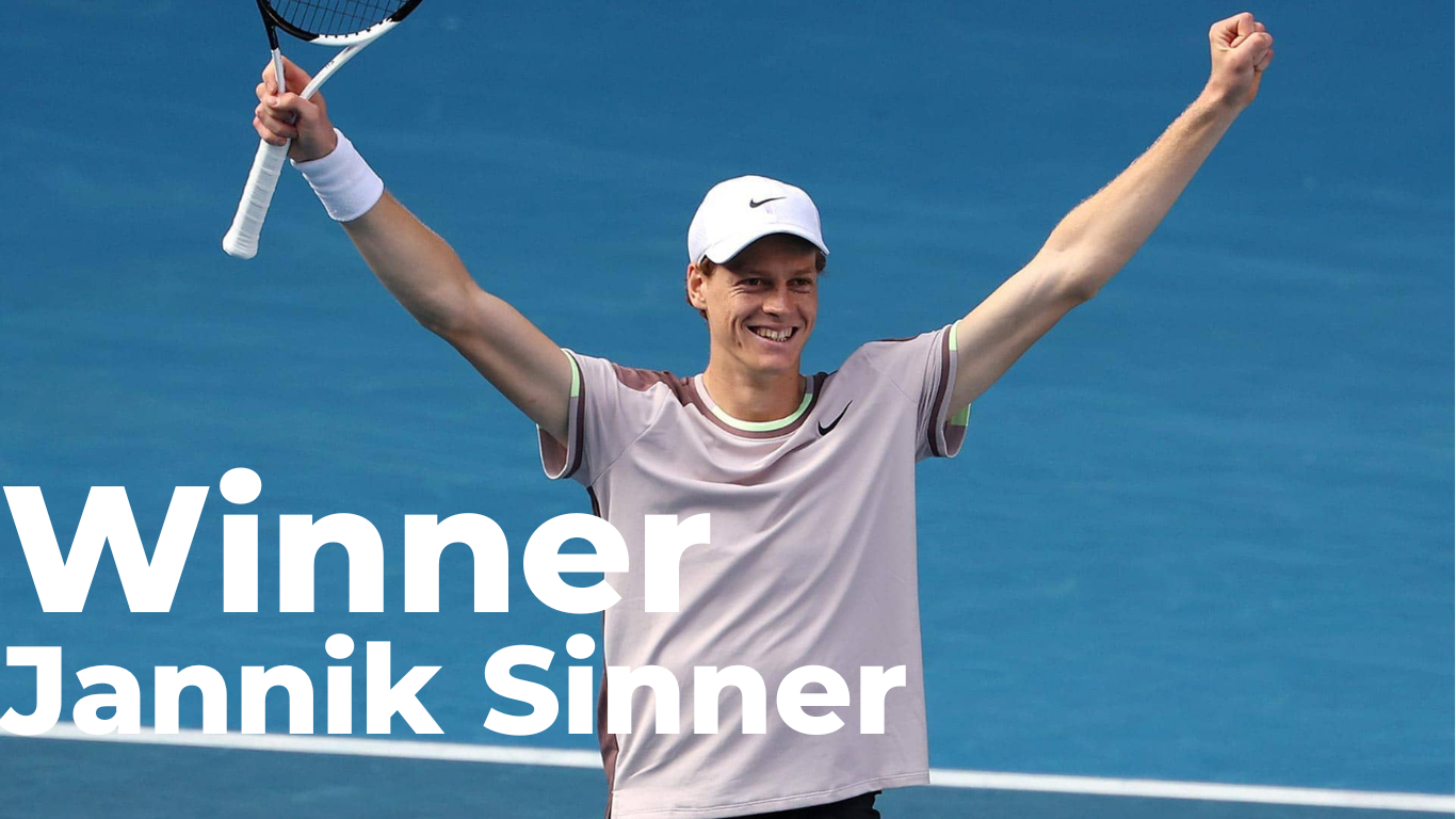 Jannik Sinner secures his maiden Grand Slam victory In 2024