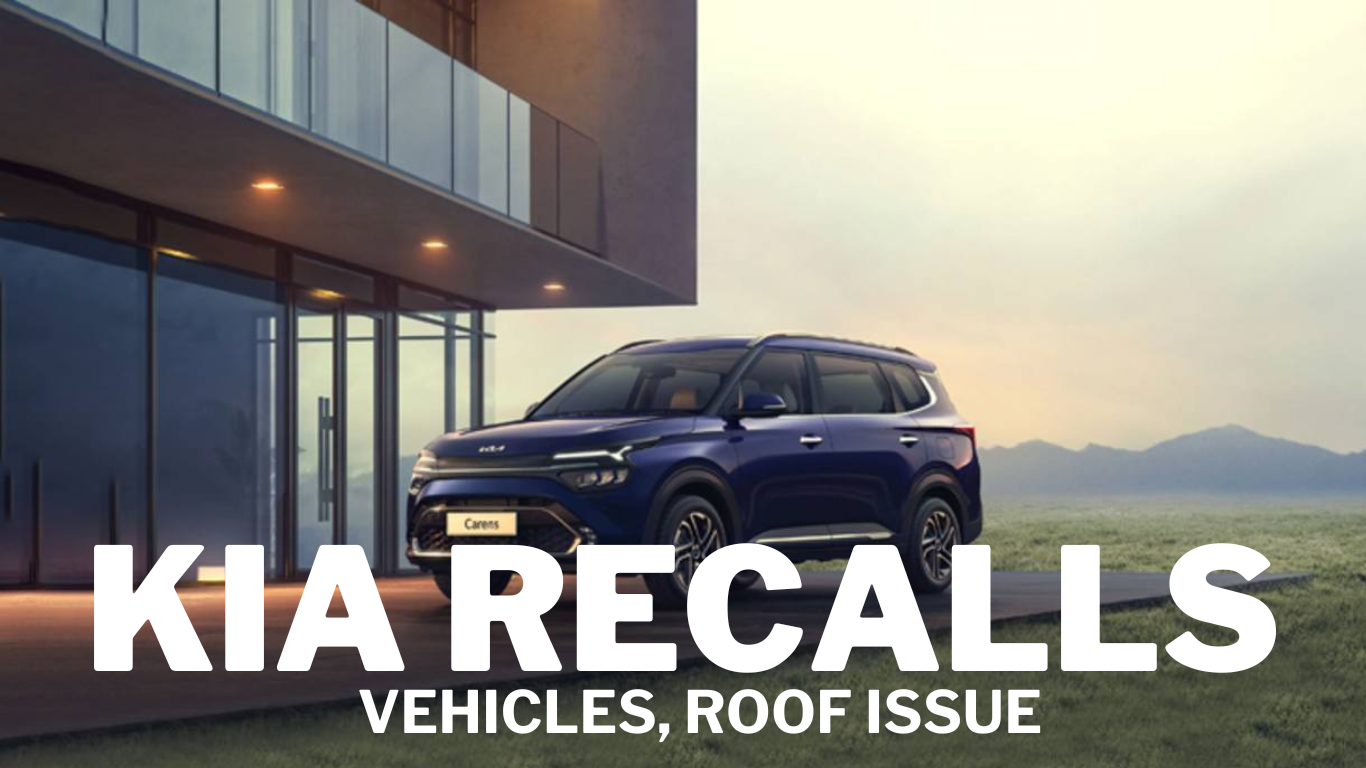 Kia recalls 100000 Vehicles, roof issue