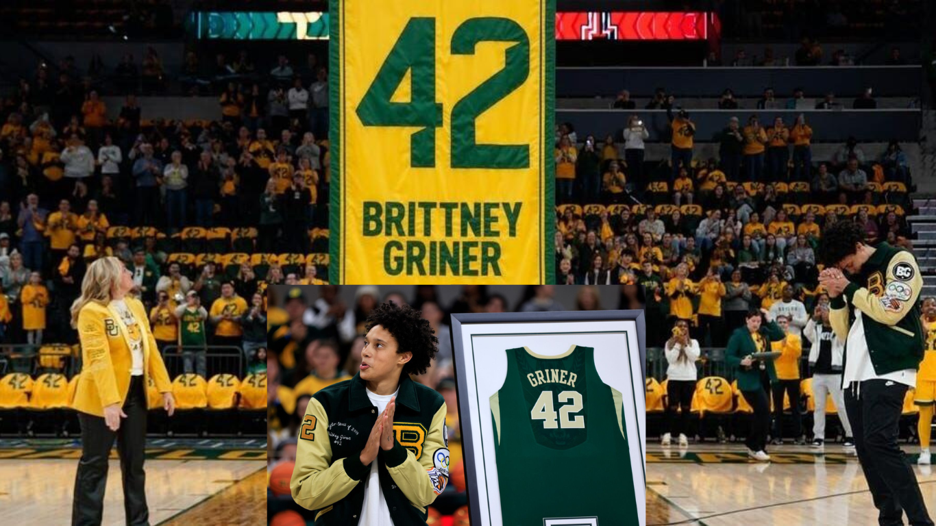 Baylor Honors retires Star Brittney Griner with Jersey