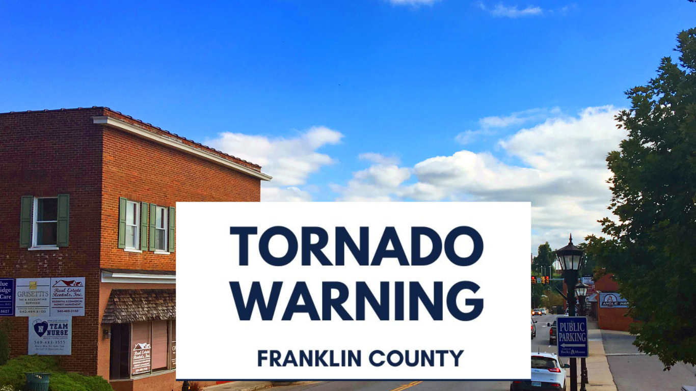Tornado Warninng for Franklin, and confirmed in Madison