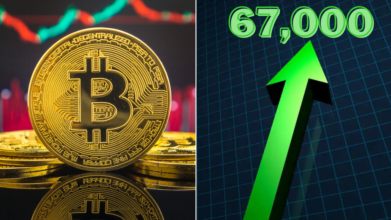 Bitcoin Surpasses $67,000 On Track to Reach Record High