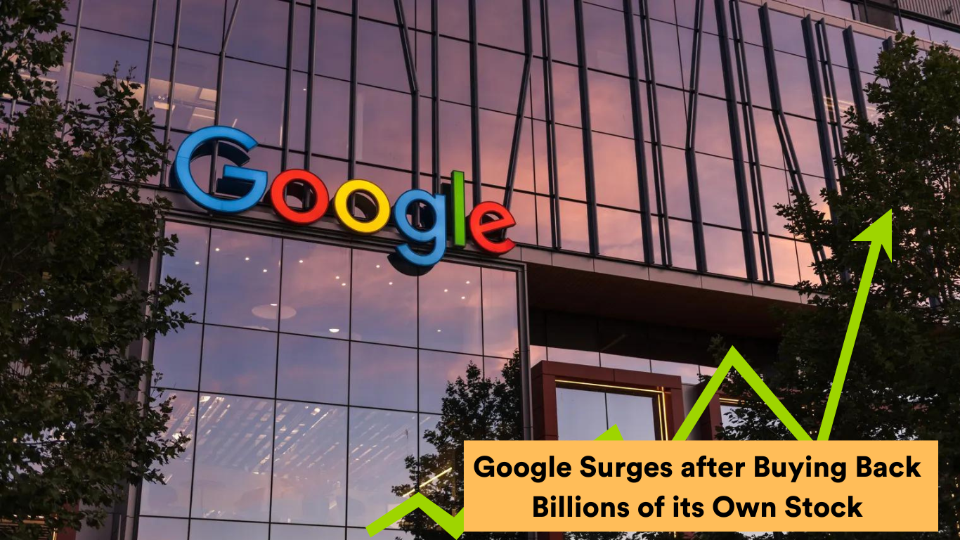 Google Surges after Buying Back Billions of its Own Stock
