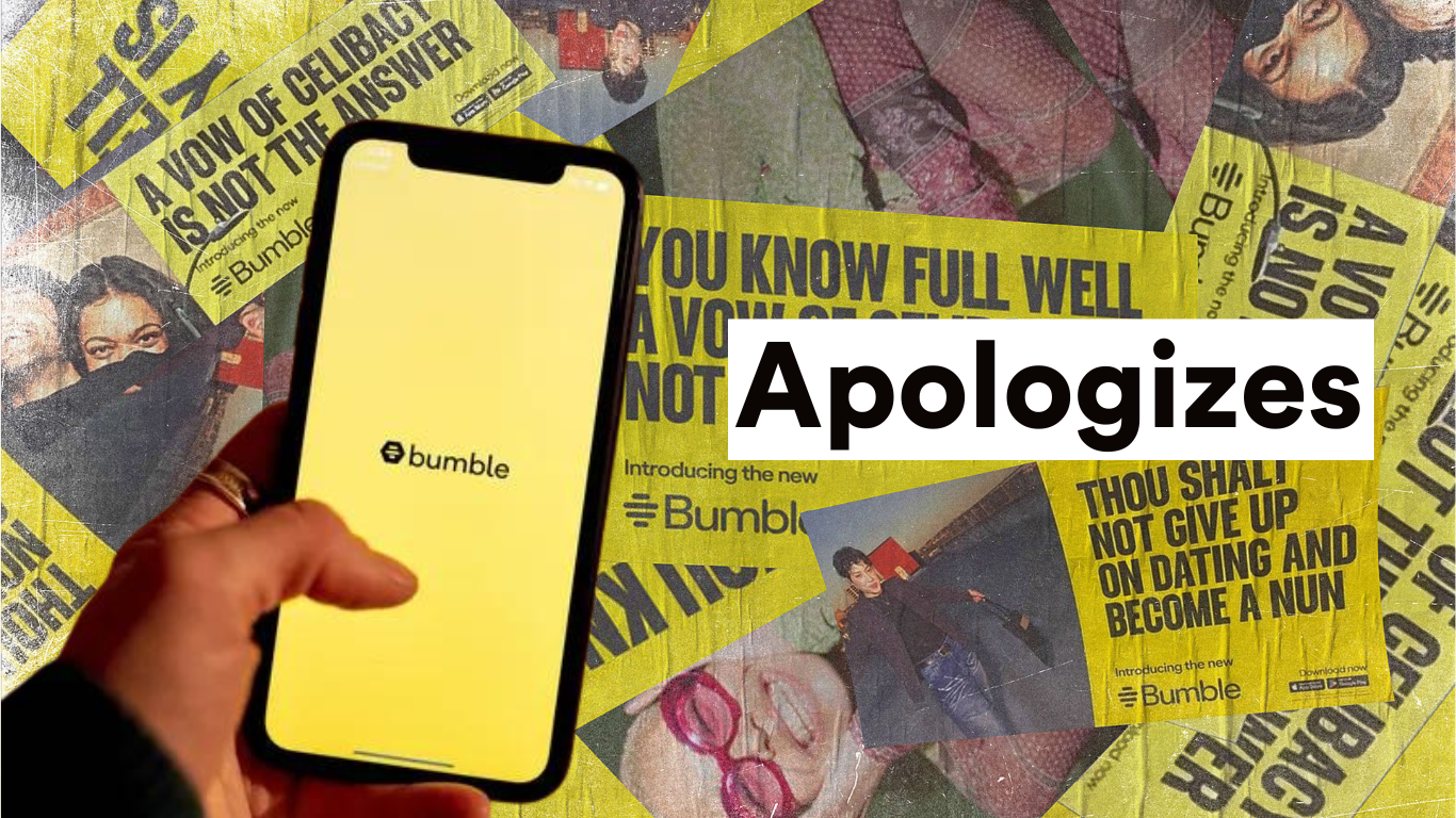 Bumble Apologizes for Controversial Ads Shaming Celibacy