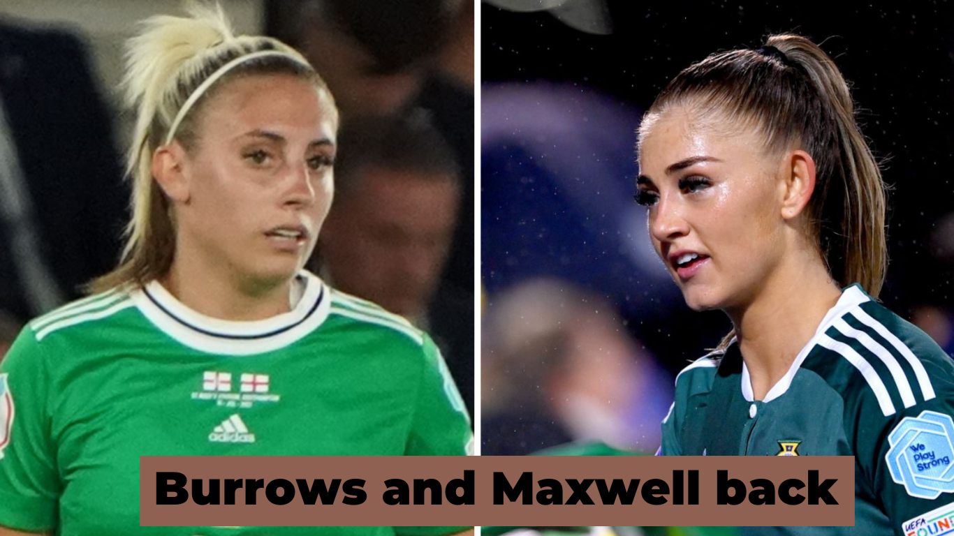 Burrows and Maxwell back for NI's Portugal games