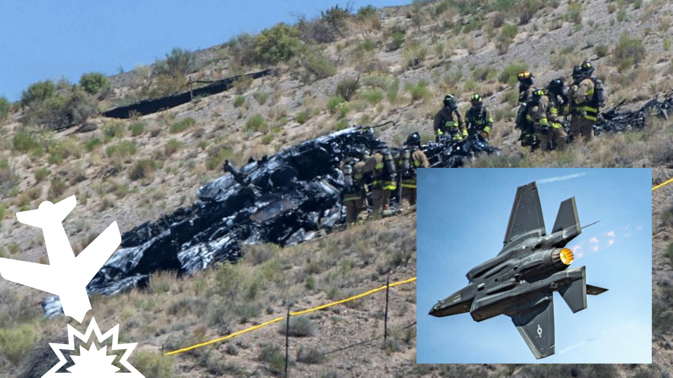 Military Aircraft Crash F-35 Fighter Jet Near Albuquerque