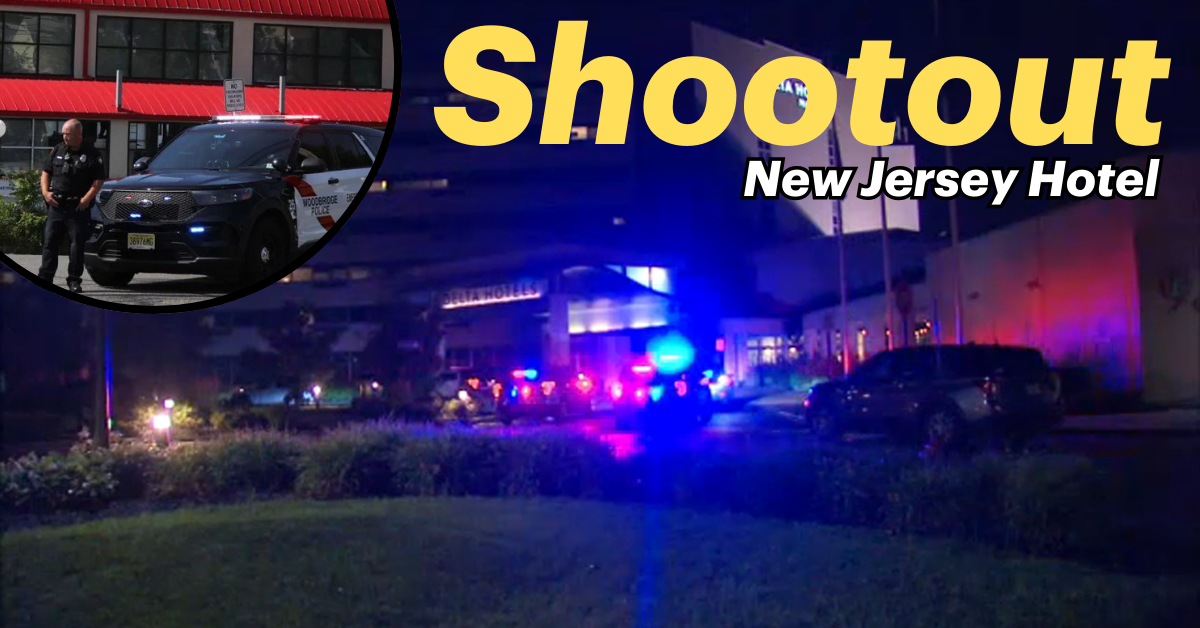 Shootout at New Jersey Hotel Two Police Officers Injured