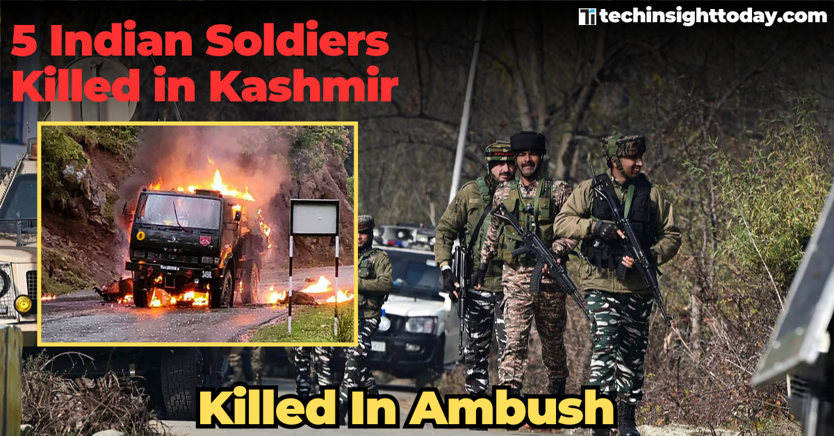 5 Indian Soldiers Killed in Kashmir Ambush by Militants